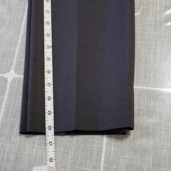 HUGO Boss Dieselstrasse 12 gray wool lined flat front Pants, Size 34R